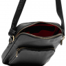 Сумка мужская кожаная через плечо Vittorio Safino VS 022 черная Корсика