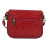 Сумка кросс-боди женская кожаная Karya 5068 красная кроко