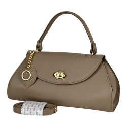 Сумка женская кожаная Karya 2572-50 бежевая