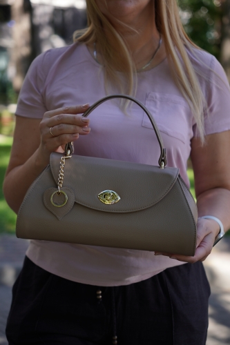 Сумка женская кожаная Karya 2572-50 бежевая