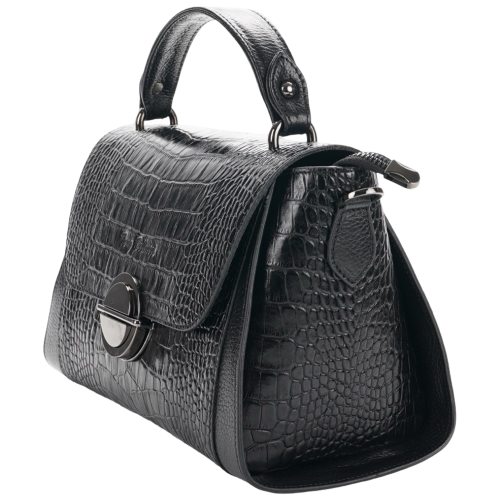 Сумка жіноча шкіряна Tony Bellucci 0551-356 чорна