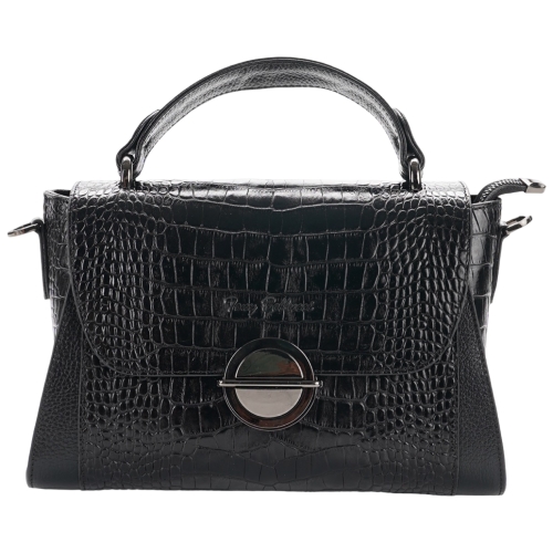 Сумка жіноча шкіряна Tony Bellucci 0551-356 чорна