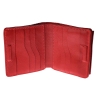 Кошелек женский кожаный Grande Pelle 537660 красный (кожа глянцевая)