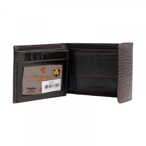 ​Гаманець жіночий шкіряний 1036 4-3 темно-коричневий