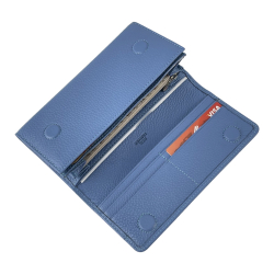 Кошелек женский кожаный Eminsa 2188 18-30 голубой