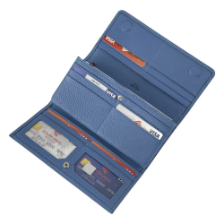 Кошелек женский кожаный Eminsa 2188 18-30 голубой