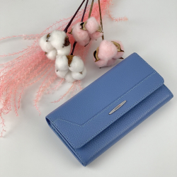 Гаманець жіночий шкіряний Eminsa 2188 18-30 блакитний