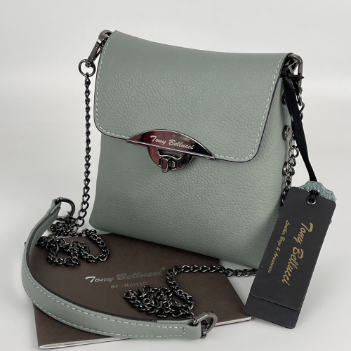 Сумка жіноча шкіряна Tony Bellucci 0353-207 фісташкова