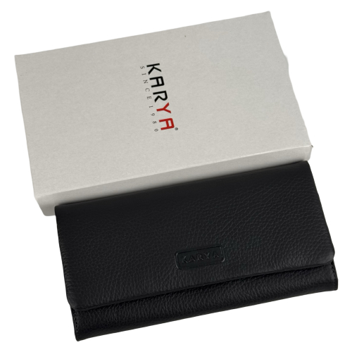 Кошелек женский кожаный Karya 1159-081 серый