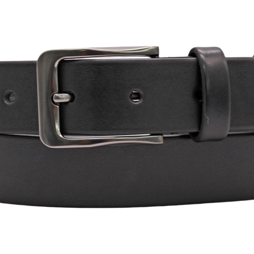 Ремінь чоловічий шкіряний Кремінь 01.35.00.221 чорний 115 см 