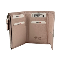 Кошелек женский кожаный Karya 2025-027 светло-розовый