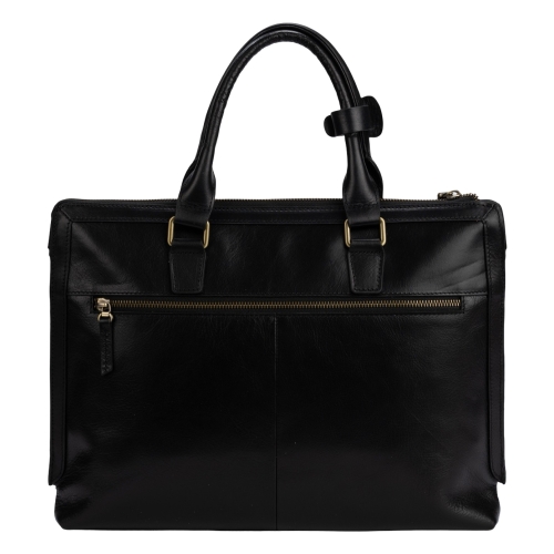 Сумка чоловіча шкіряна для документів Tony Bellucci T5037-KR-01 чорна