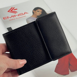 Кошелек женский кожаный Eminsa 1036 12-1 черный