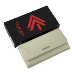 Кошелек женский кожаный Eminsa 2188 37-9 молочный