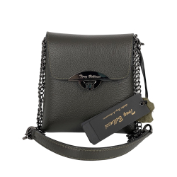 Сумка женская кожаная Tony Bellucci 0353-217 оливковая