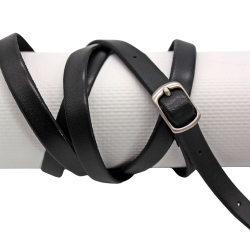 Ремень женский кожаный Кремень 05.10.00.06 120 см черный