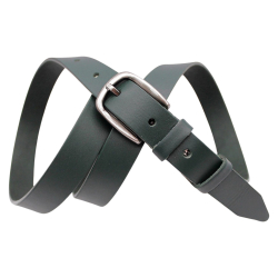 Ремінь жіночий шкіряний Кремінь 05.25.00.74 темно-зелений 120 см