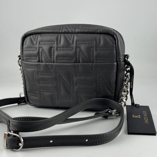 Сумка кросс-боди женская кожаная Enzo Nori EN1007-257 серая