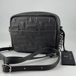 Сумка крос-боді жіноча шкіряна Enzo Nori EN1007-257 сіра