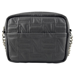 Сумка крос-боді жіноча шкіряна Enzo Nori EN1007-257 сіра