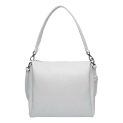 Сумка женская кожаная Vito Torelli 1001 4070/1005 белая с питоном