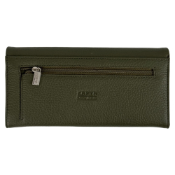 Кошелек женский кожаный Karya 1159-084 хаки