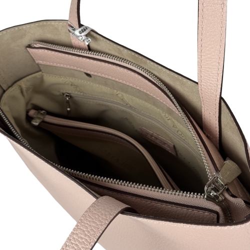 Сумка жіноча шкіряна Karya 2576-027 світло-рожева