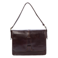 Сумка чоловіча шкіряна для документів Tony Bellucci T5057-KR-04 темно-коричнева