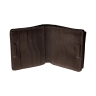 Кошелек мужской кожаный Grande Pelle 537620 темно-коричневый (кожа глянцевая)