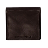 Кошелек мужской кожаный Grande Pelle 537620 темно-коричневый (кожа глянцевая)
