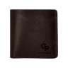Кошелек мужской кожаный Grande Pelle 537620 темно-коричневый (кожа глянцевая)