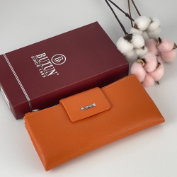 Гаманець жіночий шкіряний Butun 507-004 036 помаранчевий