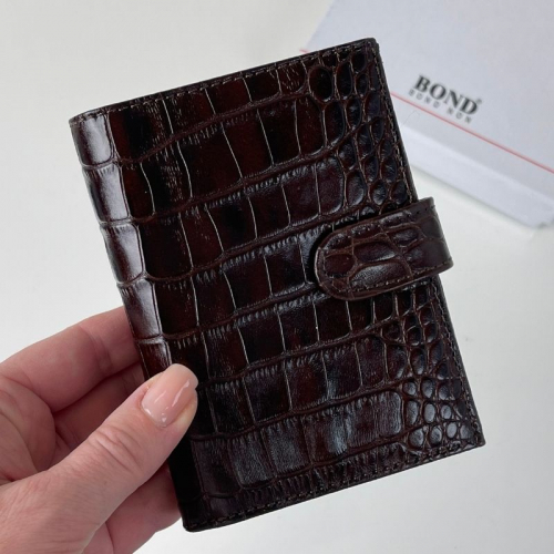 Кошелек мужской под крокодиловую кожу Bond Non 527-355