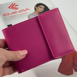 Гаманець жіночий шкіряний 1036 12-18 фуксія