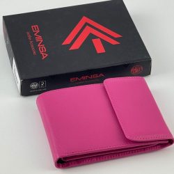 Гаманець жіночий шкіряний 1036 12-18 фуксія