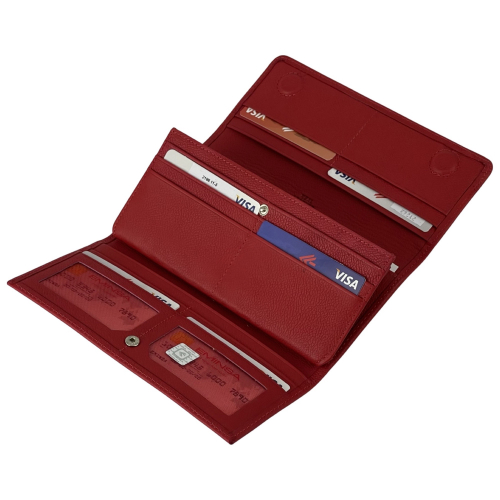 Кошелек женский кожаный Eminsa 2188 11-5 красный