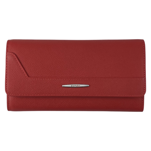 Кошелек женский кожаный Eminsa 2188 11-5 красный