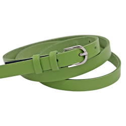 Ремень женский кожаный Кремень 05.15.00.06 120 см салатовый