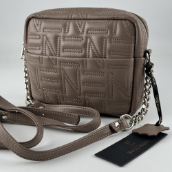 Сумка крос-боді жіноча шкіряна Enzo Nori EN1007-259 бежева