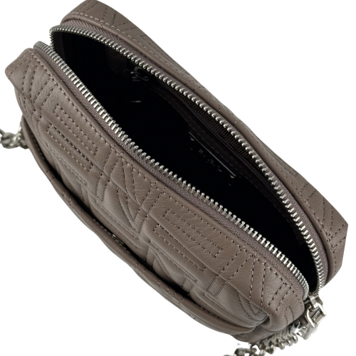 Сумка кросс-боди женская кожаная Enzo Nori EN1007-259 бежевая