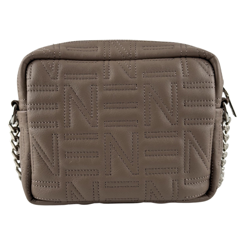 Сумка кросс-боди женская кожаная Enzo Nori EN1007-259 бежевая