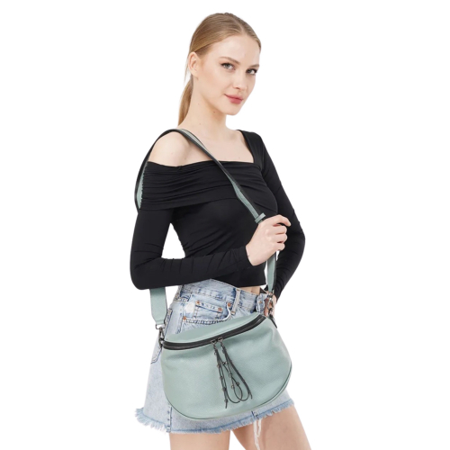 Сумка женская кожаная Tony Bellucci 0258-207 фисташковая