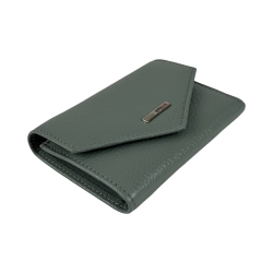 Кошелек женский кожаный Karya 2025-026 фисташковый