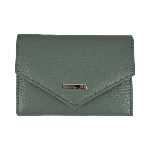 Кошелек женский кожаный Karya 2025-026 фисташковый