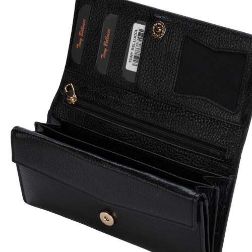 Кошелек женский кожаный Tony Bellucci T831-281 черный