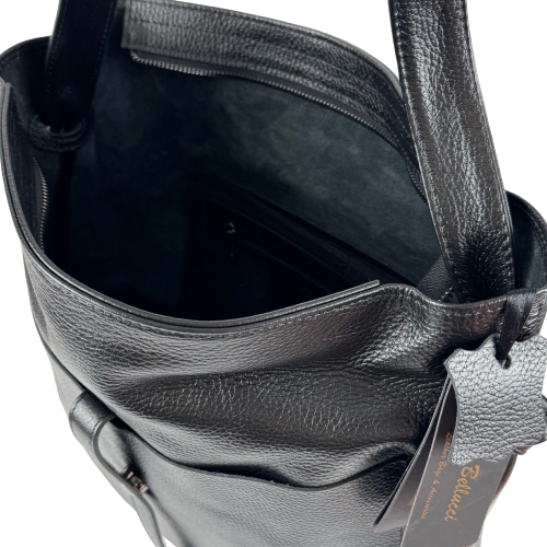 Сумка жіноча шкіряна Tony Bellucci 0363-281 чорна