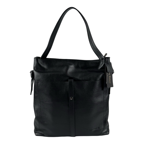 Сумка жіноча шкіряна Tony Bellucci 0363-281 чорна