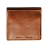 Кошелек мужской кожаный Grande Pelle 537623 коричневый (кожа глянцевая)
