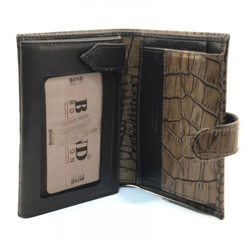 Гаманець чоловічий під крокодилову шкіру Bond Non 527-354