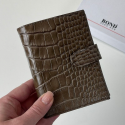 Кошелек мужской под крокодиловую кожу Bond Non 527-354